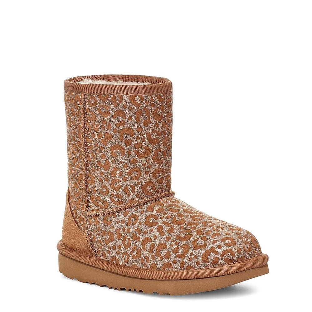 Ugg Kids Classic II Glitter Leopard Boot